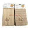 Embroidered French fries towel with a grid design, 30*30cm, guest bedroom and tea room cleaning towel Item Picture